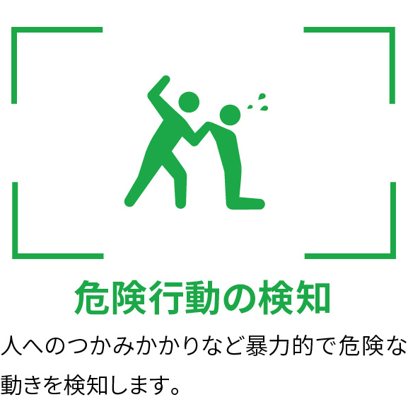 危険行動の検知