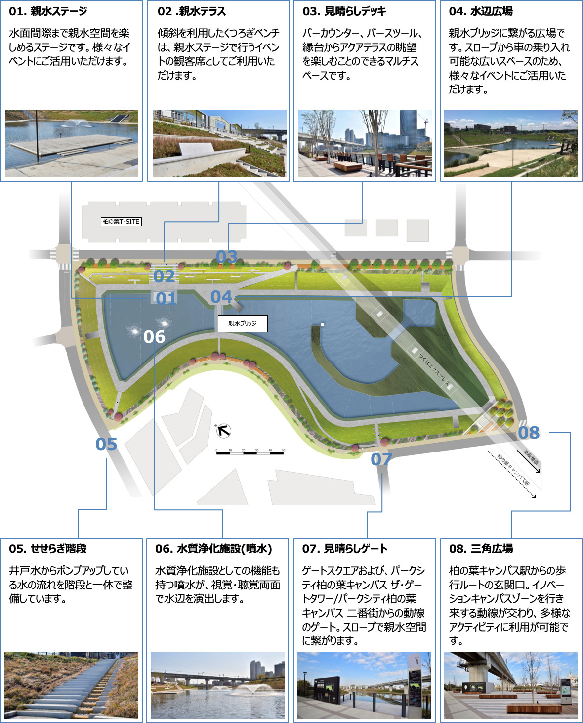 公共空間、アクアテラス管理利活用について