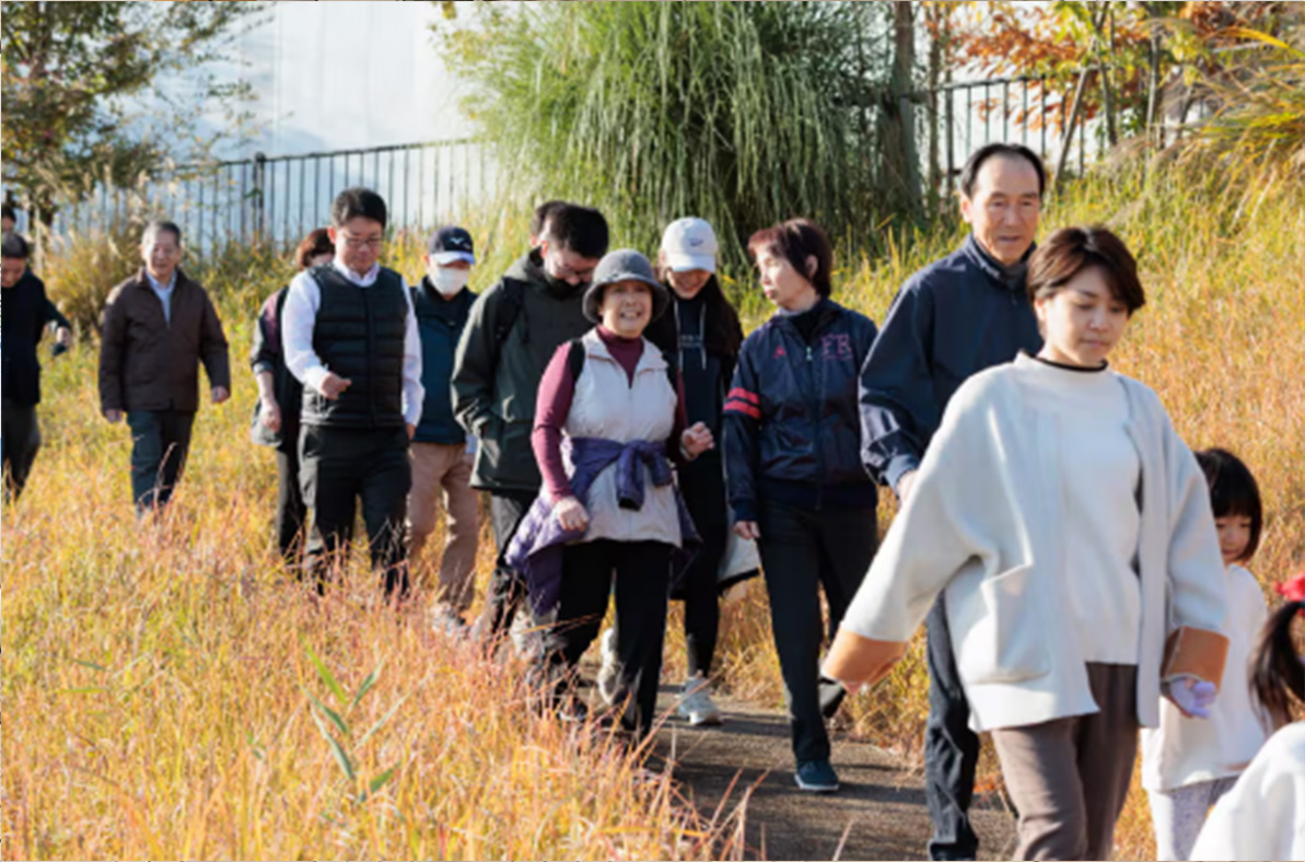 ウォーキングルトの様子
